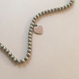 Return to Tiffany pink heart bracelet.